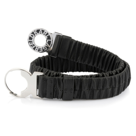 Opasok Karl Lagerfeld K/Disk Elasticized Belt Čierna