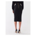 Elisabetta Franchi Puzdrová sukňa GO-511-32E2-V380 Čierna Slim Fit