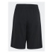 Adidas Športové kraťasy Essentials Big Logo Cotton Shorts HY4718 Čierna Regular Fit