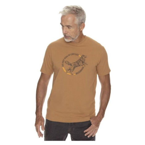 BUSHMAN DARWIN Pánske tričko, hnedá, veľkosť