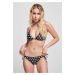 Women's black bikini with pattern