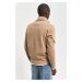 MIKINA GANT SACKER RIB HALF ZIP KHAKI MEL