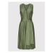 Marella Každodenné šaty Viscosa 36210322 Zelená Oversize