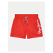Pepe Jeans Plavecké šortky Logo Swimshort PBB10329 Červená Regular Fit