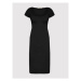 Guess Úpletové šaty Charlotte W1YK85 Z2U00 Čierna Slim Fit