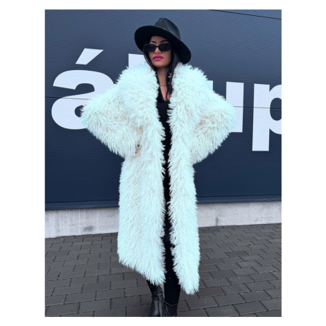 Biele dámske kožuchy