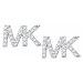 Michael Kors Strieborné náušnice s logom MKC1256AN040