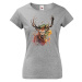 Poľovnícke dámské tričko s potlačou Jeleňa