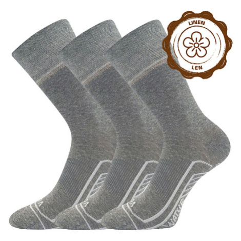 VOXX ponožky Linemul grey melé 3 páry 118837
