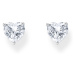 Thomas Sabo H2306-051-14 Silver Ear Studs with white Stone in Heart Shape 7,0 mm