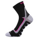 Voxx Kryptox Unisex športové ponožky - 3 páry BM000000631000100493 čierna/magenta
