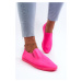 Fuchsia Lovinia Women's Slip-on Sneakers