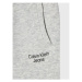 Calvin Klein Jeans Teplákové nohavice Stack Logo IB0IB01282 Sivá Regular Fit