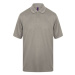 Henbury Pánske funkčné polo tričko H475 Heather Grey