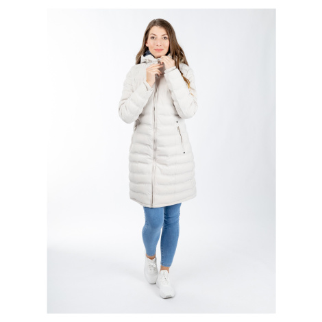 Women's quilted jacket GLANO - white