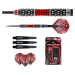 Sada steel šípok Winmau Joe Cullen Rockstar RS 1.0, 24g, 90% wolfram