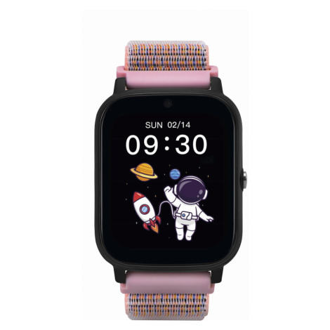 GARETT Smartwatch Kids Tech 4G Pink velcro Inteligentné hodinky