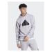 Adidas Mikina Future Icons Badge of Sport Hoodie HY3399 Fialová Regular Fit