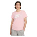 Nike NSW TEE ESSNTL ICN FTRA Dámske tričko, ružová, veľkosť