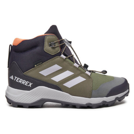 Adidas Trekingová obuv Terrex Mid Gtx GORE-TEX ID0928 Zelená