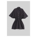 Šaty Karl Lagerfeld Huns Pick Shirt Dress Čierna