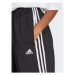 Adidas Teplákové nohavice Essentials 3-Stripes French Terry Loose-Fit Joggers HA4375 Čierna Loos