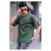 Madmext Khaki Men's T-Shirt 4960