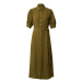 Dorothy Perkins Košeľové šaty  olivová