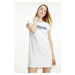 Tommy Hilfiger biela nočná košeľa SS Dress s logom