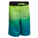 OLAIAN Chlapčenské plážové šortky 500L Tween Offshore zelené ZELENÁ