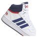 Chlapčenská rekreačná obuv ADIDAS Hoops 3.0 Mid cloud white victory blue better scarlet