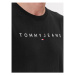 Tommy Jeans Tričko Linear Logo DM0DM17993 Čierna Regular Fit