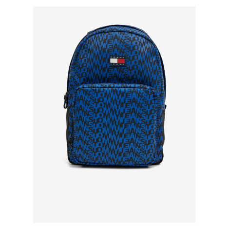 Blue patterned backpack Tommy Jeans Logoman - Men Tommy Hilfiger