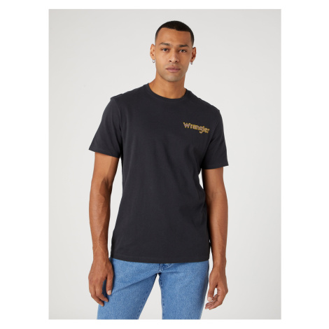 Black Mens T-Shirt Wrangler - Men