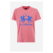 Tričko La Martina Man S/S T-Shirt Jersey Ružová