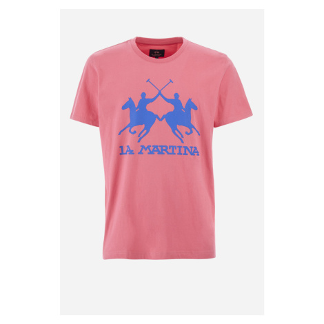 Tričko La Martina Man S/S T-Shirt Jersey Ružová