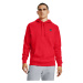 UNDER ARMOUR-UA Rival Fleece Hoodie-RED-1357092-600 Červená