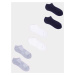 Yoclub Unisex's Ankle Thin Cotton Socks Patterns Colours 3-Pack SKS-0094U-0000