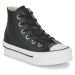 Converse  Chuck Taylor All Star Eva Lift Leather Foundation Hi  Členkové tenisky Čierna