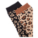 Trendyol Multicolor Leopard Pattern 2-Pack Knitted Socks