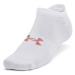 Under Armour ESSENTIAL NO SHOW 3PK Unisex ponožky, ružová, veľkosť