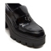 Calvin Klein Jeans Poltopánky Chunky Heeled Loafer Mg Mtr YW0YW01494 Čierna