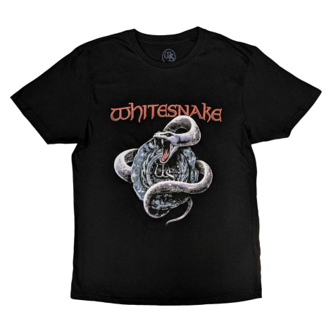 Whitesnake tričko Silver Snake Čierna