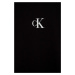 Detská mikina Calvin Klein Jeans čierna farba, s kapucňou, s nášivkou