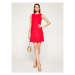 Red Valentino Každodenné šaty TR3VAM15 Červená Slim Fit