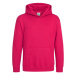 Just Hoods Detská mikina s kapucňou JH001J Hot Pink