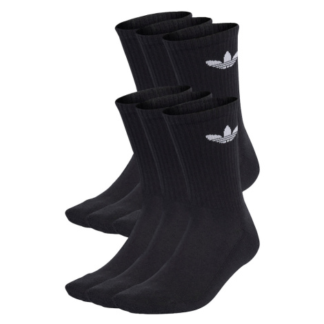 ADIDAS ORIGINALS Ponožky 'Trefoil Cushion'  čierna / biela