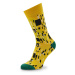 Curator Socks Ponožky Vysoké Unisex Kiss Žltá