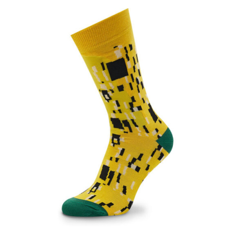 Curator Socks Ponožky Vysoké Unisex Kiss Žltá