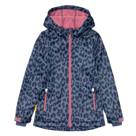 Rocktrail Dievčenská softšelová bunda (leopardí vzor)